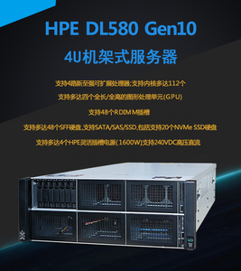 惠普HPE DL580Gen10 4U機架式服務器主機