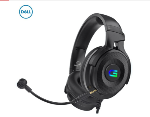 戴爾(DELL) HS  319D 贊聲 7.1 環繞聲電競游戲耳機 黑色